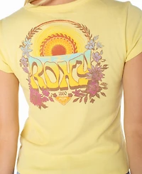 Roxy Women's Tribal Sunset Graphic Crewneck T-Shirt