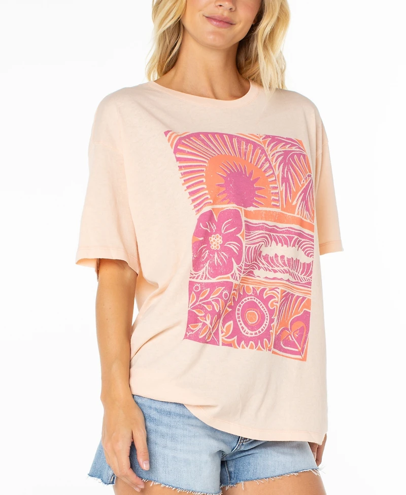 Roxy Women's Cotton Beach Things T-Shirt