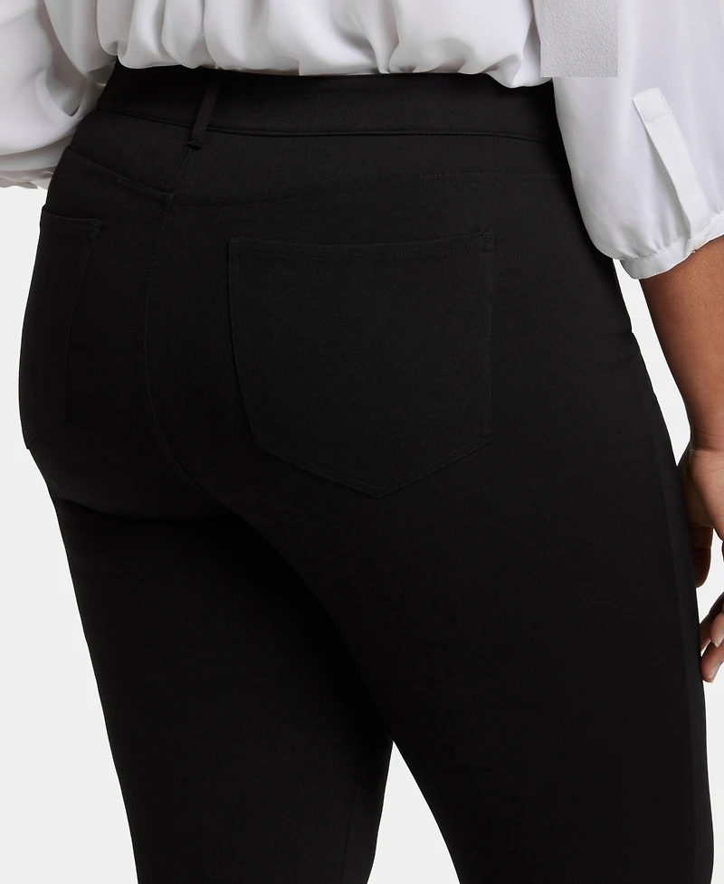 Nydj Plus Marilyn Straight Ponte Pants with Lift Tuck Technology