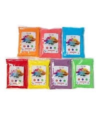 Kulture Khazana Holi Color Powder: 1lb Bags - 7 Pack