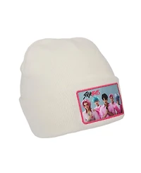 Kpop Demon Hunters Men's Saja Boys White Cuff Knit Beanie