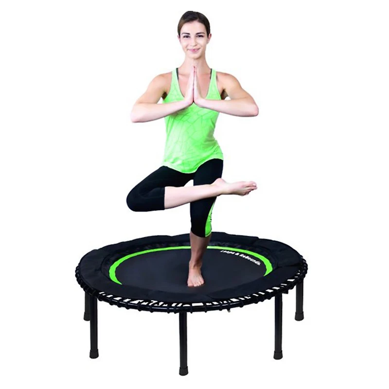 Leaps & Rebounds Trampoline for Adults & Kids – Durable Rebounder with Workout Videos for Fitness, Outdoor Games, and Recreation – Safe