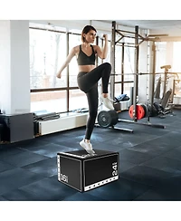 BalanceFrom Fitness 10 Pound Versatile 3 in 1 Plyometric Jumping Exercise Box
