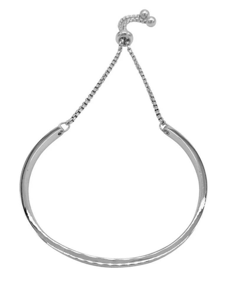 Adornia Silver 2-Piece Snake and Cuff Bolo Bracelet Set