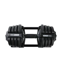 HolaHatha 3-in-1 Multifunctional Home Gym Workout Dumbbell Set Equipment, Black