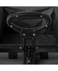 Seina 150lb Capacity Collapsible Steel Frame Outdoor Utility Wagon Cart