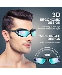 Gnuadz Swim Goggles Adult Anti Fog Uv Protection Leakproof