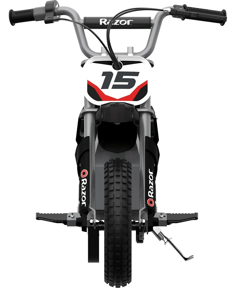 Razor Kid and Teen Dirt Rocket 24 Volts High Torque Electric Motorcycle with Pneumatic Tires, Speeds up to 14 Miles Per Hour, 2 Pack, Black/Green