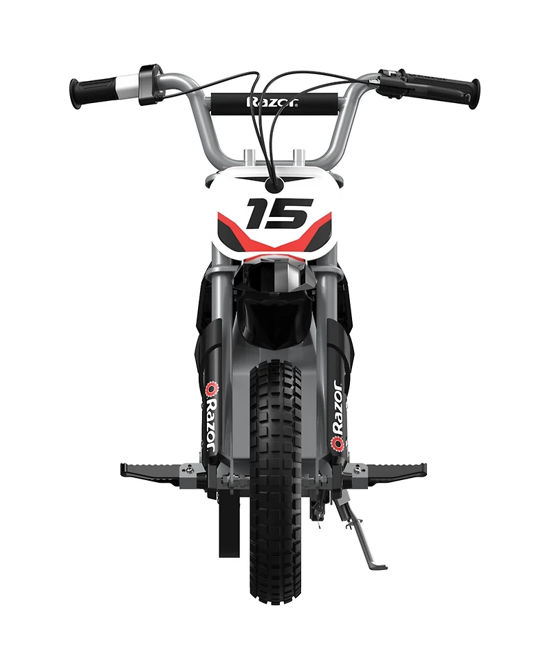 Razor MX400 Dirt Rocket Kids Ride On 24V Electric Toy Motocross Motorcycle Dirt Bike, Speeds up to 14 Mph, Black (2 Pack)