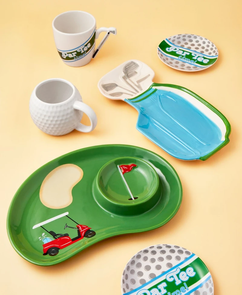 Godinger Golf Chip & Dip Serving Tray