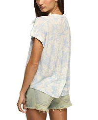 Lucky Brand Women's Sandwash Short-Sleeve Top