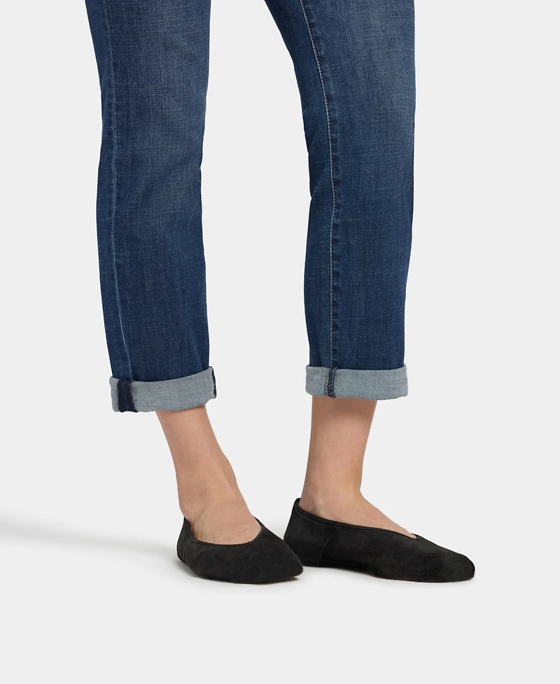 Nydj Petite Sheri Slim Ankle Jeans with Rolled Cuffs and Lift Tuck Technology