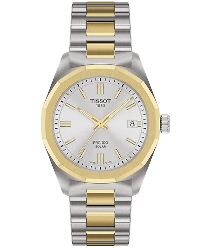 Tissot Unisex Two-Tone and Yellow Gold Stainless Steel Watch, 34mm