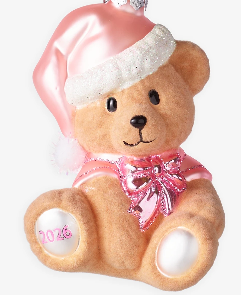 Holiday Lane Baby's First Pink Bear Ornament, Macy's Exclusive