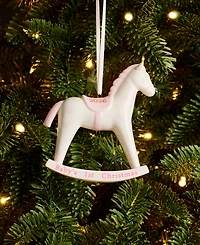 Holiday Lane Baby's First Pink Horse With Baby's 1st Christmas 2026 Ornament, Macy's Exclusive
