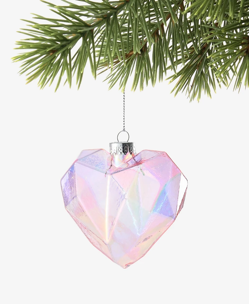 Holiday Lane Beauty Boom Diamond Hearts Ornament, Macy's Exclusive