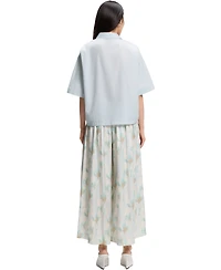 Boss by Hugo Boss Women's Cotton Poplin Relaxed-Fit Blouse