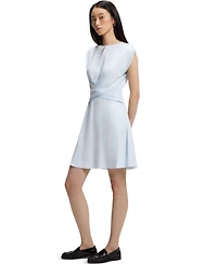 Boss by Hugo Women's Keyhole Neckline Wrap-Detail Dress