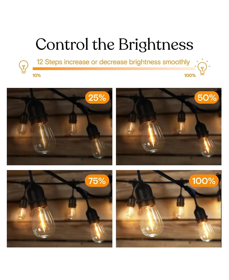 Brightech Ambience Pro Dimmer for Plug-In String Lights