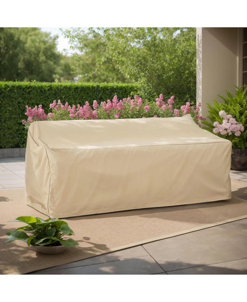 Busdays Patio Outdoor 3 Seater Sofa Cover Waterproof Weather Resistant Furniture Protector Cover