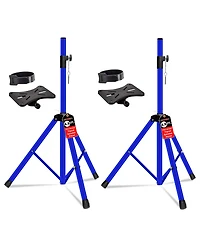 5 core Speaker Stands Pair Adjustable 54 Inch Tripod 132 lbs Capacity 35mm Mount for Dj Pa Use