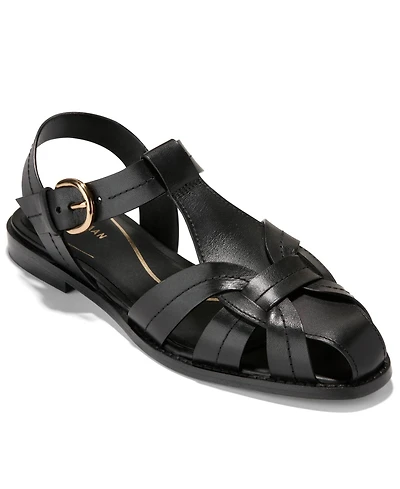Cole Haan Women's Rosette Fisherman Almond Toe Sandals