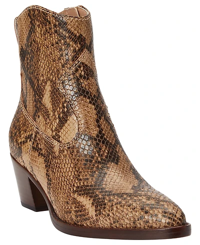 Lauren Ralph Women's Harpher Burnished Leather Booties