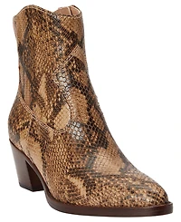 Lauren Ralph Women's Harpher Burnished Leather Booties