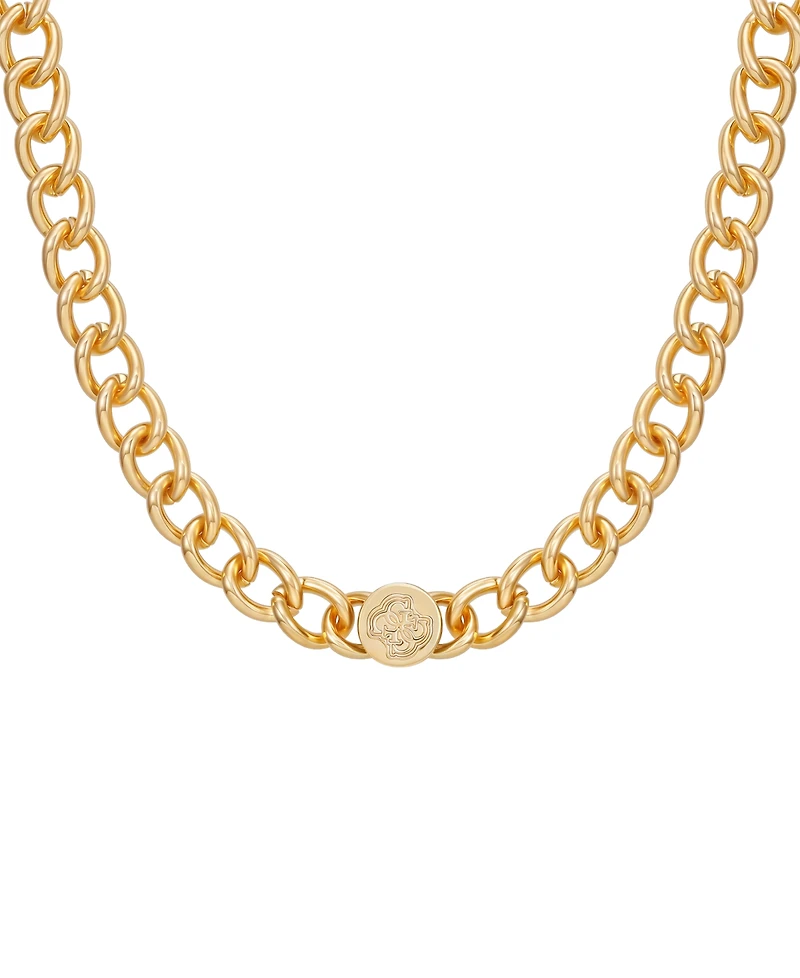 Guess Gold-Tone G Pendant Necklace