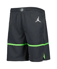 Jordan Big Boys and Girls Gray Minnesota Timberwolves Statement Edition Swingman Performance Shorts