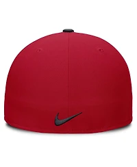 Nike Men's Red Los Angeles Angels Primetime Dri-fit Round Bill True Fitted Hat