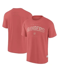 Fanatics Men's Red New York Rangers Elements Weathered Tonal Future Ground T-Shirt