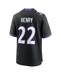 Nike Men's Derrick Henry Black Baltimore Ravens Alternate Game Jersey