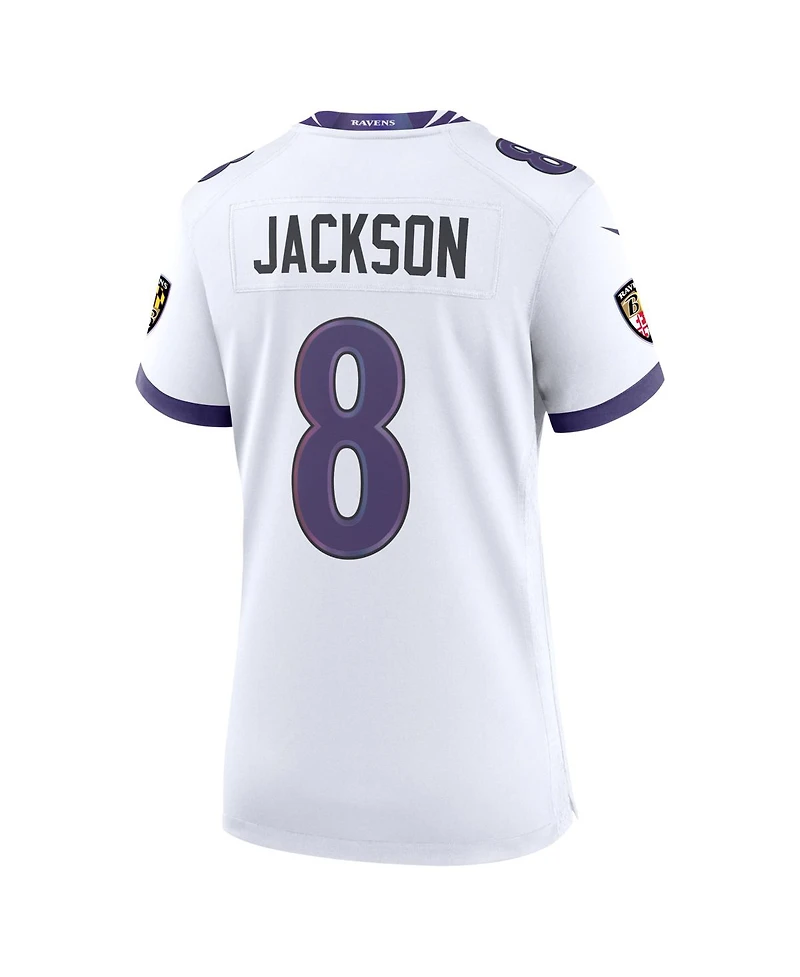 Nike Women's Lamar Jackson White Baltimore Ravens Game Jersey