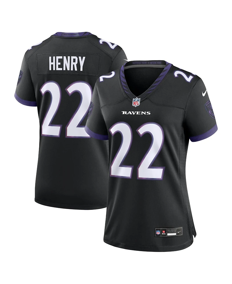 Nike Women's Derrick Henry Black Baltimore Ravens Alternate Game Jersey
