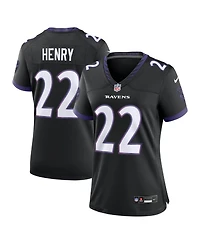 Nike Women's Derrick Henry Black Baltimore Ravens Alternate Game Jersey