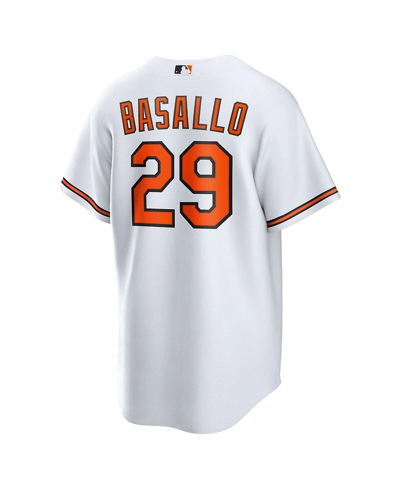 Nike Men's Samuel Basallo White Baltimore Orioles Replica Player Jersey