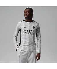 Jordan Men's Black Paris Saint-Germain Long Sleeve Pre-Match Dri-fit Top