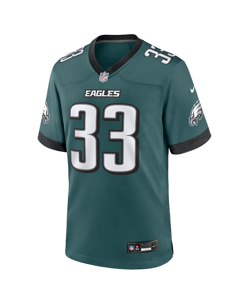 Nike Men's Cooper DeJean Midnight Green Philadelphia Eagles Team Game Jersey
