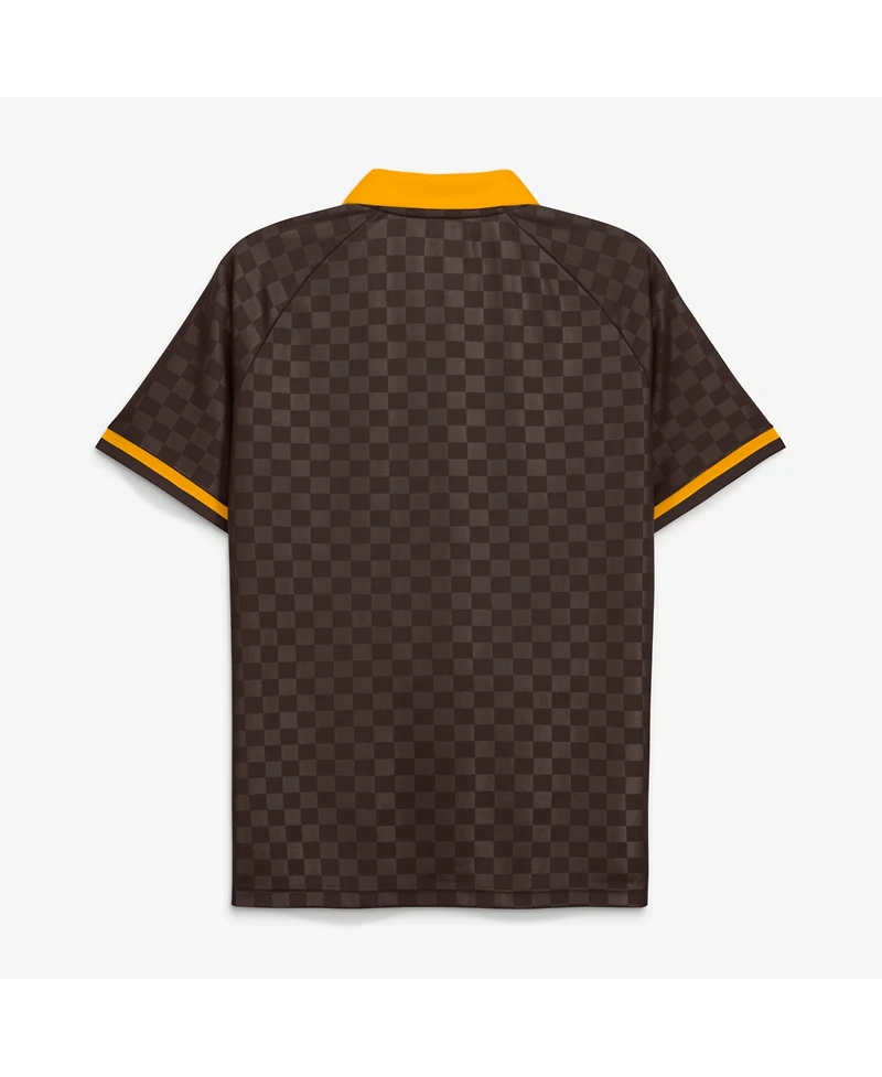 Fanatics Men's Brown San Diego Padres Homerun Raglan V-Neck Polo Shirt