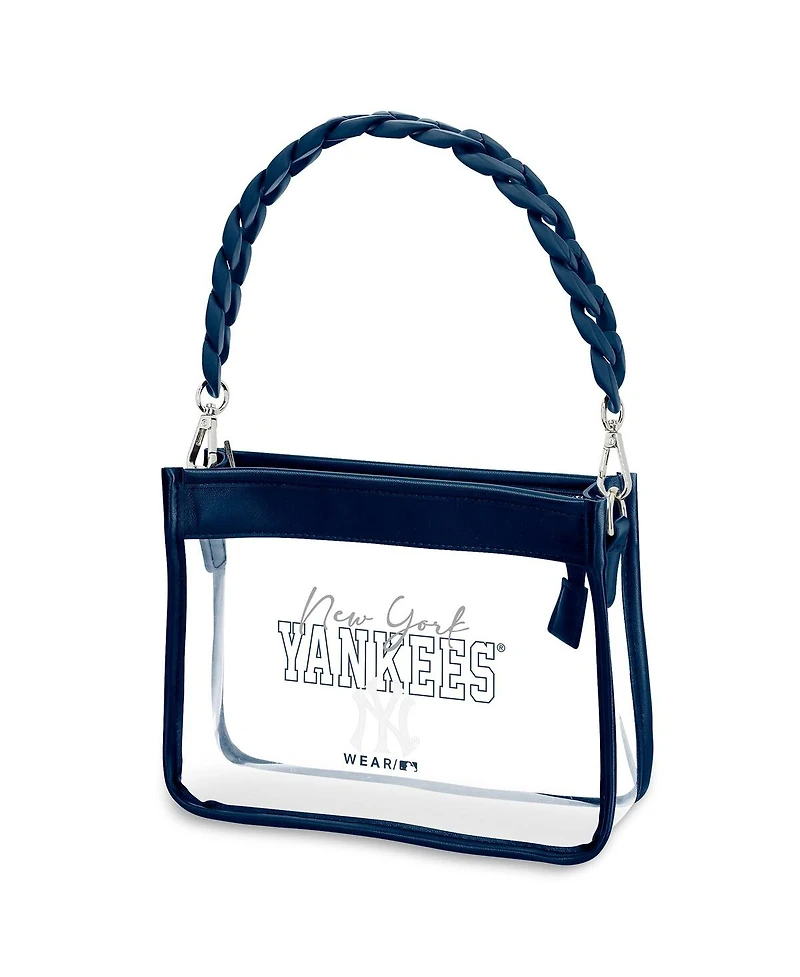Wear by Erin Andrews New York Yankees Plastic Chain Mini Crossbody Bag