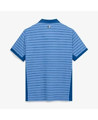 Nike Men's Light Blue Tampa Bay Rays Authentic Collection Striped Victory Dri-fit Polo Shirt