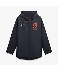 Nike Men's Navy Detroit Tigers Authentic Collection Raglan Therma-fit Full-Zip Hooded Jacket