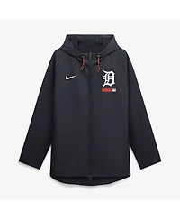 Nike Men's Navy Detroit Tigers Authentic Collection Raglan Therma-fit Full-Zip Hooded Jacket