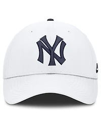 Nike Men's White New York Yankees Cooperstown Club Dri-fit Adjustable Hat
