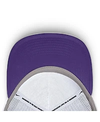Nike Men's and Women's Gray Lsu Tigers 2026 Basketball Refresh 5-Panel Rise Trucker Hat