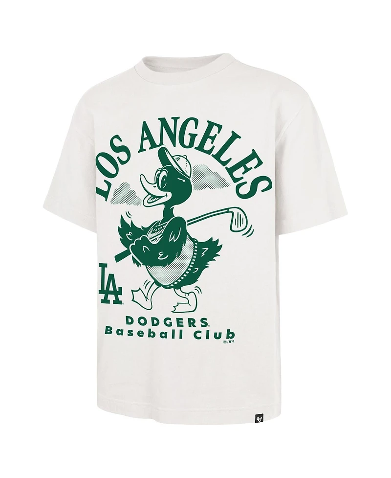 '47 Brand Men's Cream Los Angeles Dodgers Strollin' Foundation T-Shirt
