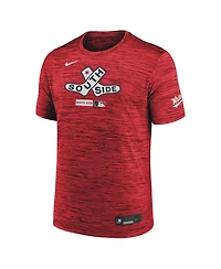 Nike Men's Red Chicago White Sox Authentic Collection City Connect Velocity Dri-fit T-Shirt