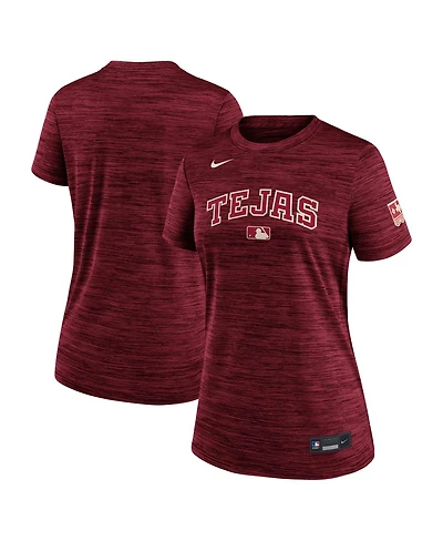 Nike Women's Red Texas Rangers 2026 City Connect Authentic Collection Velocity Dri-fit T-Shirt