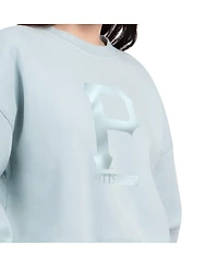 Starter Women's Mint Pittsburgh Pirates Pastels Boxy Fleece Sweatshirt